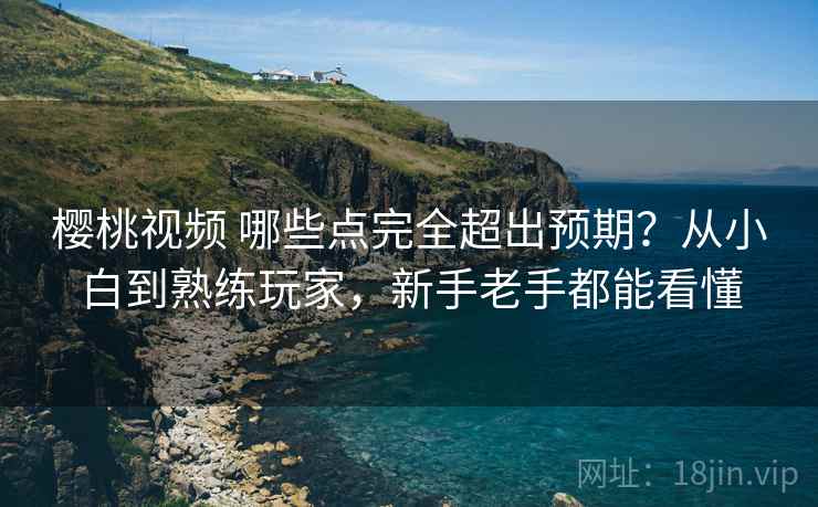 樱桃视频 哪些点完全超出预期？从小白到熟练玩家，新手老手都能看懂