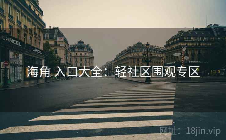海角 入口大全：轻社区围观专区