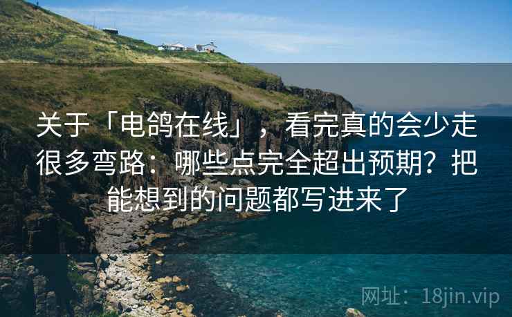 关于「电鸽在线」,看完真的会少走很多弯路:哪些点完全超出预期?把能想到的问题都写进来了 关于「电鸽在线」,看完真的会少走很多弯路:哪些点完全超出预期?把能想到的问题都写进来了